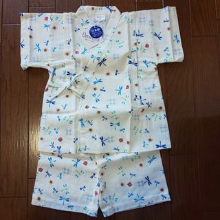 【タグ付き新品】甚平  男の子90 カスリ模様 トンボ(甚平/浴衣)