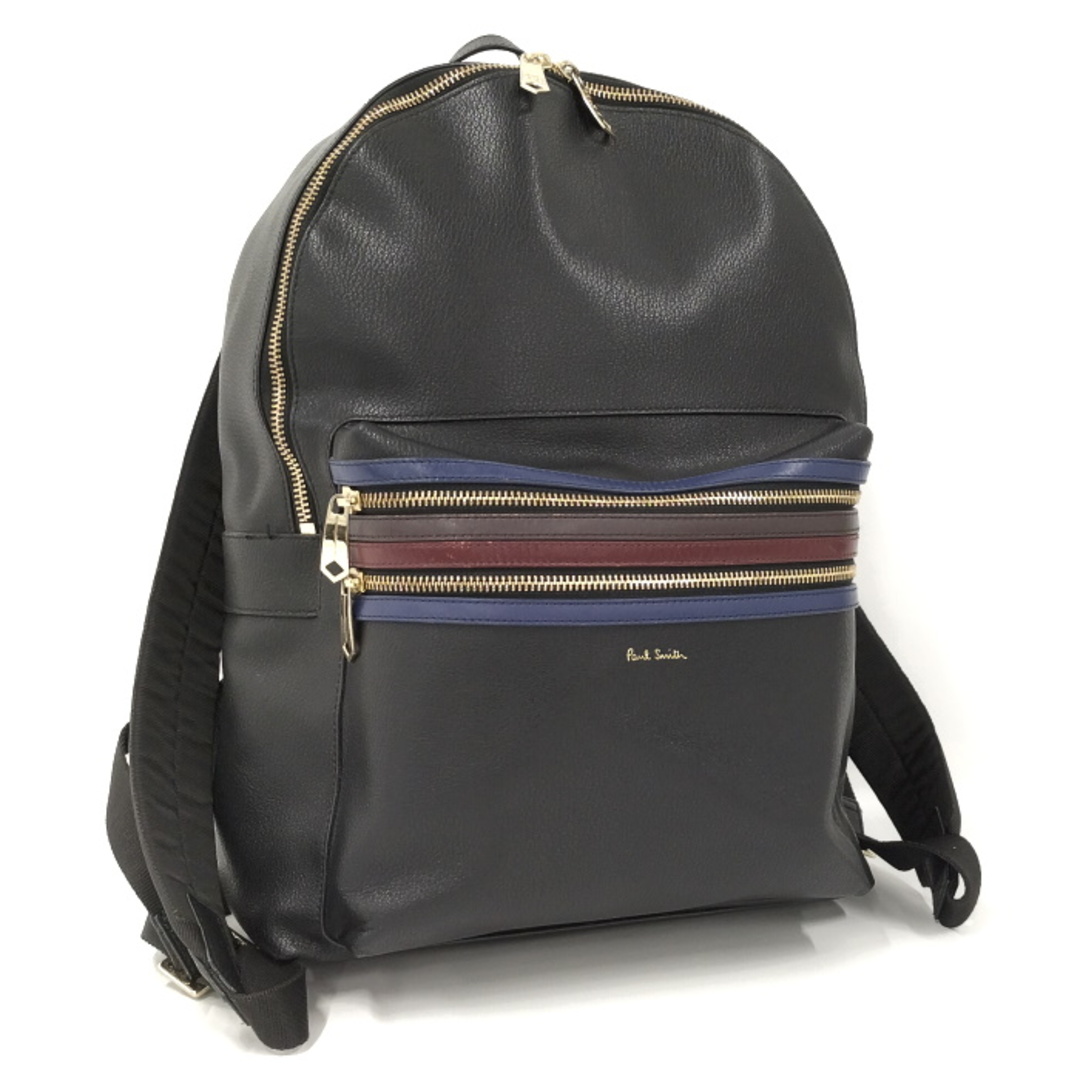 Paul Smith リュックサック バックパック ダブルジップ レザー