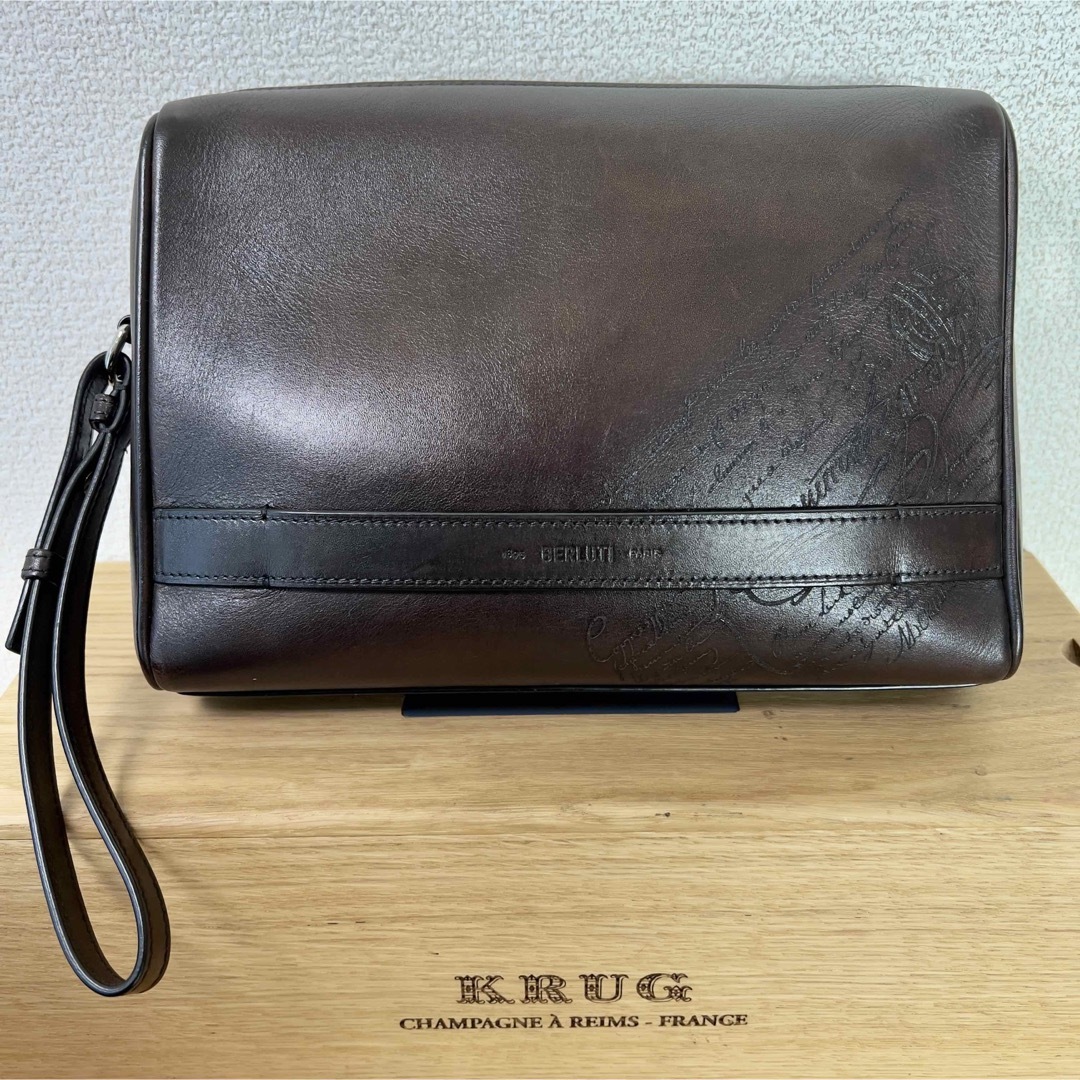 【美品】Berluti ベルルッテ クラッチバッグ