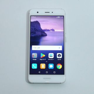 ファーウェイ(HUAWEI)のHUAWEI nova ホワイト SIMフリー(スマートフォン本体)