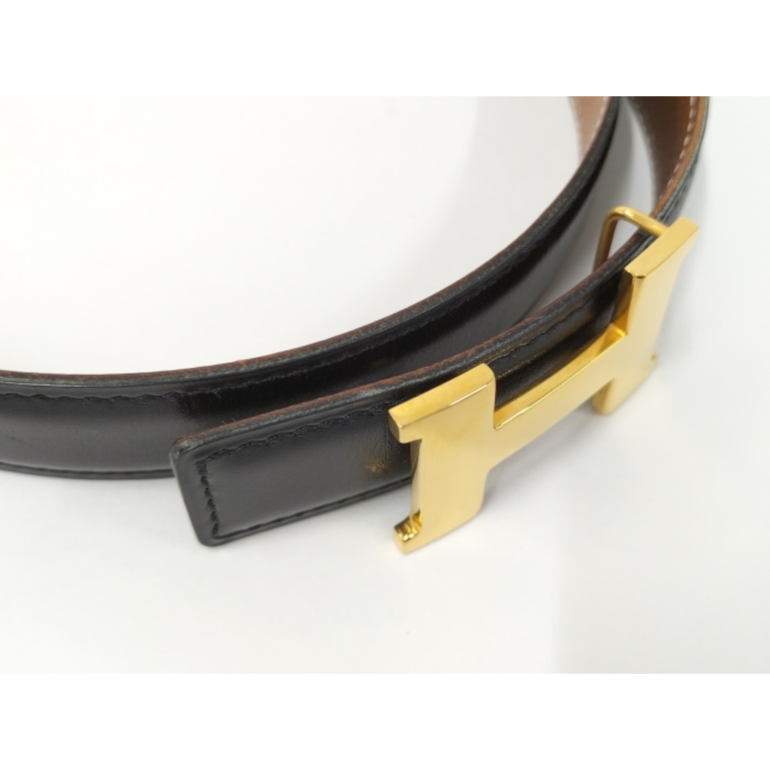 HERMES - HERMES コンスタンスベルト Hバックル レザー ブラック HERMES - HERMES コンスタンスベルト Hバックル レザー ブラック