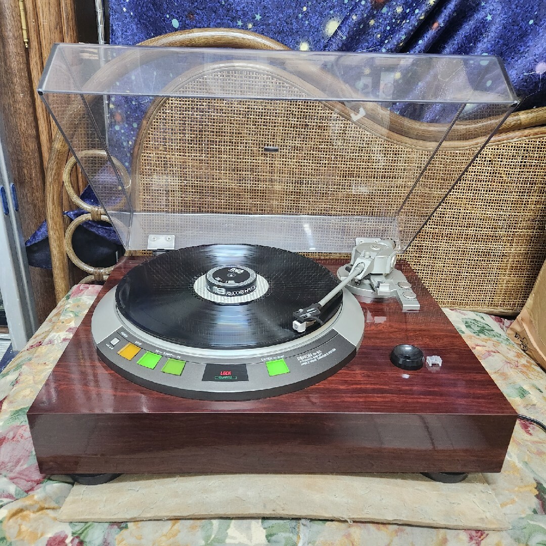 奇跡！レストア超美品！カートリッジ新品DENON レコードプレーヤーDP-57M