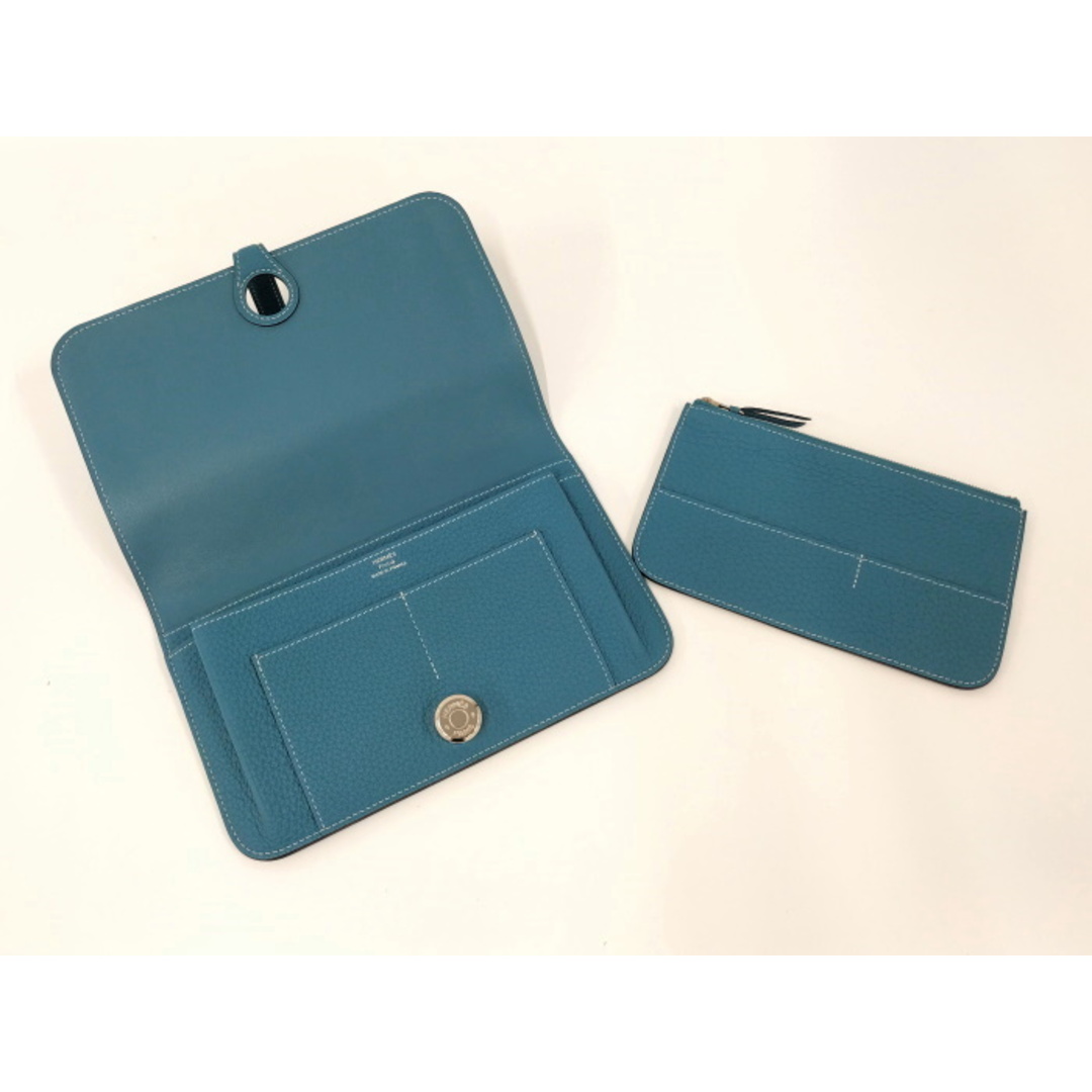 HERMES - HERMES ドゴンGM 二つ折り長財布 ポーチ付き トゴ HERMES - HERMES ドゴンGM 二つ折り長財布 ポーチ付き トゴ