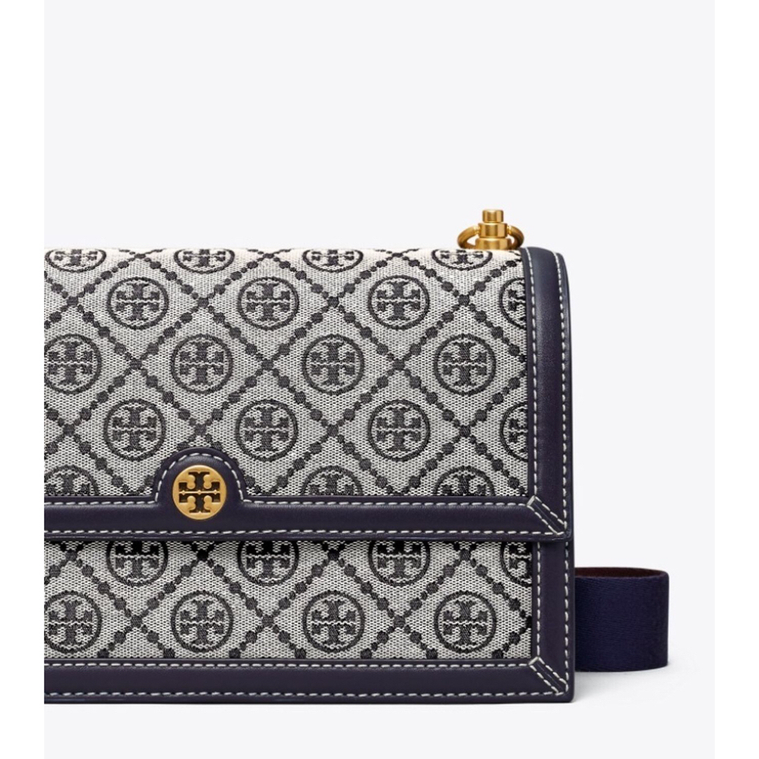 Tory Burch(トリーバーチ)のトリーバーチ  Tモノグラム　ジャガード　ショルダーバッグ レディースのバッグ(ショルダーバッグ)の商品写真