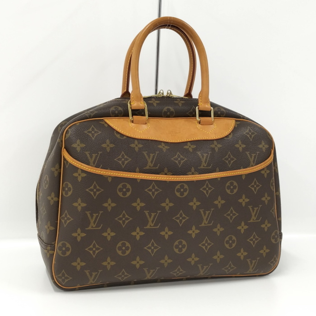 LOUIS VUITTON ドーヴィル ボーリングヴァニティ ハンドバッグオープンポケット×4製造番号