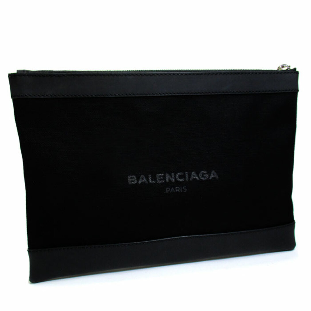 BALENCIAGA ネイビー クリップM クラッチバッグ セカンドバッグ-