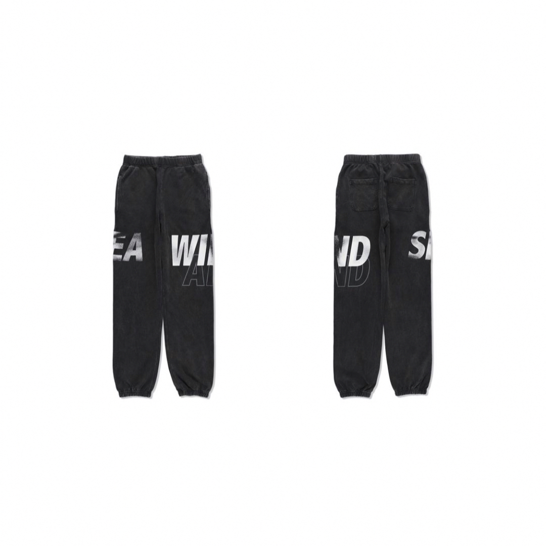 wind and sea sweatpants  黒 Mサイズ