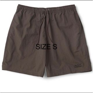 ワンエルディーケーセレクト(1LDK SELECT)の週末限定値下げennoy ナイロンショートパンツ S ブラウン(ショートパンツ)