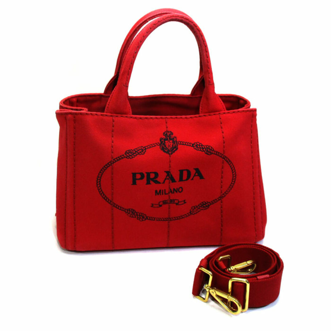 PRADA カナパ 2WAY ショルダーバッグ キャンバス