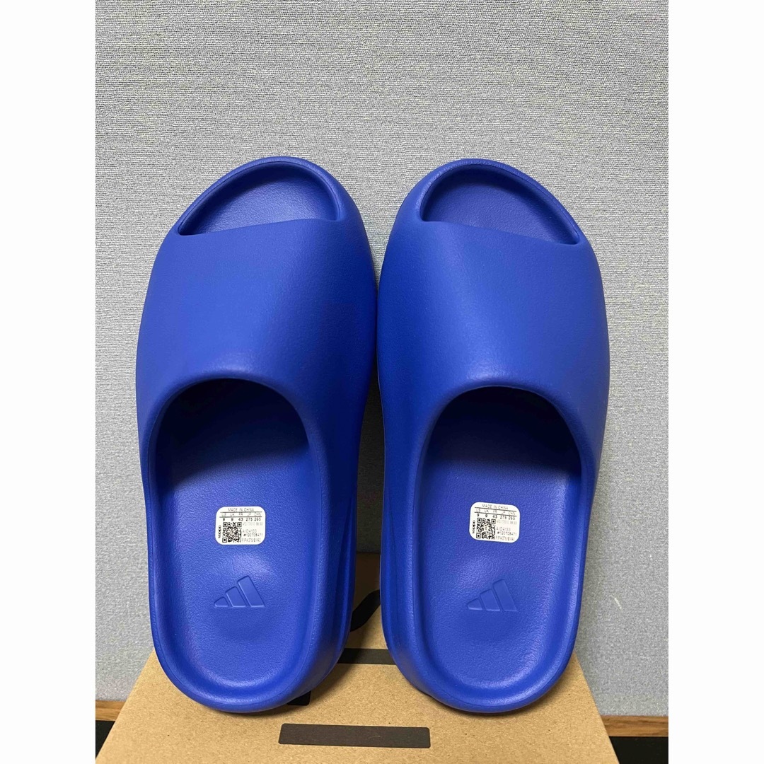 YEEZY（adidas） - 【新品未使用】yeezy slide azure adidas 27.5の ...