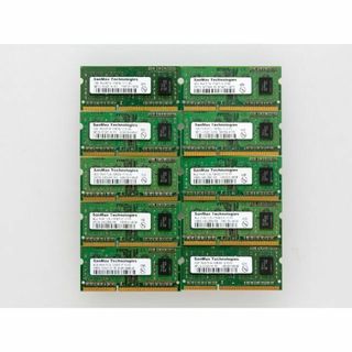 10枚セット SanMax 4GB DDR3 PC3L ノートPC用メモリ