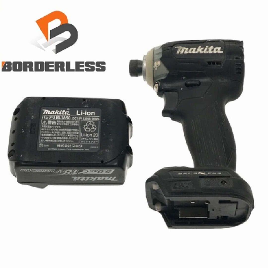 ☆品☆makita マキタ 18V 充電式インパクトドライバー TD170D 本体 バッテリ BL1850 1個付き 75124