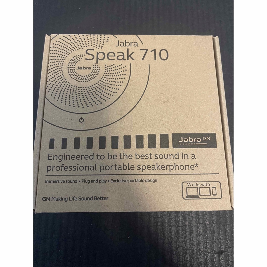 新品 Jabra Speak710+MS スピーカーフォン 7710-309 - スピーカー