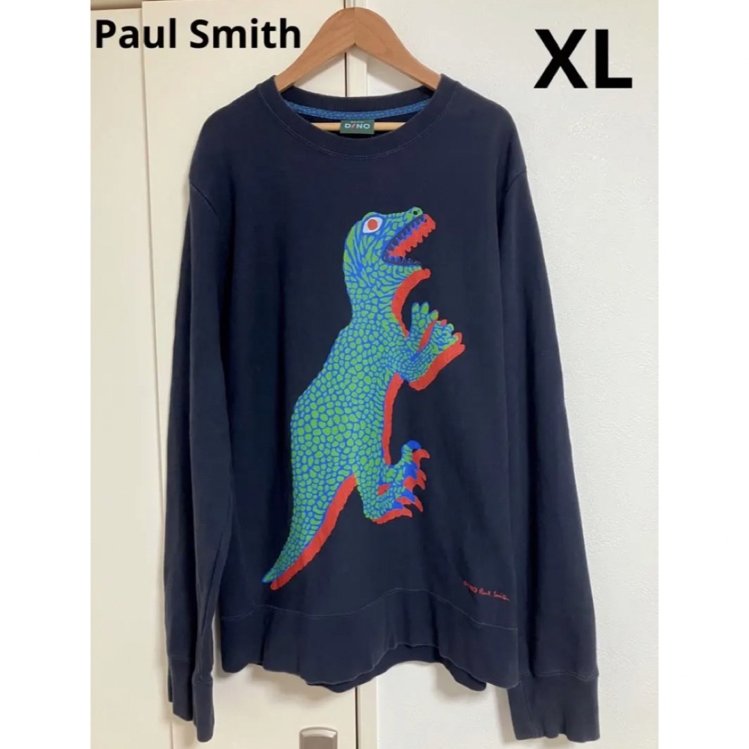 Paul Smith ポールスミス DINO ダイナソー トレーナー 紺 XL | フリマアプリ ラクマ