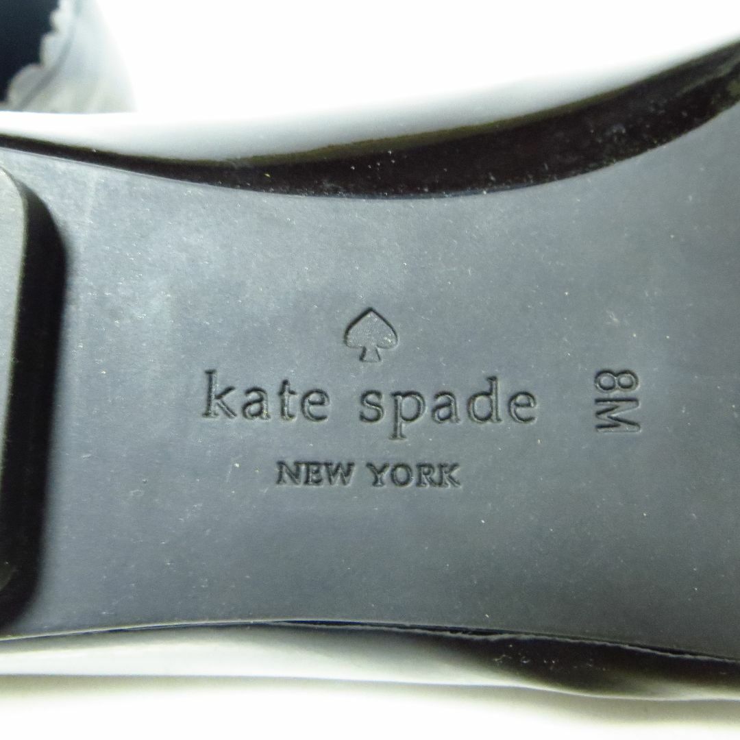 kate spade new york(ケイトスペードニューヨーク)の美品 ケイトスペードニューヨーク リボン ローヒールシューズ 約24.5㎝ レディースの靴/シューズ(ハイヒール/パンプス)の商品写真