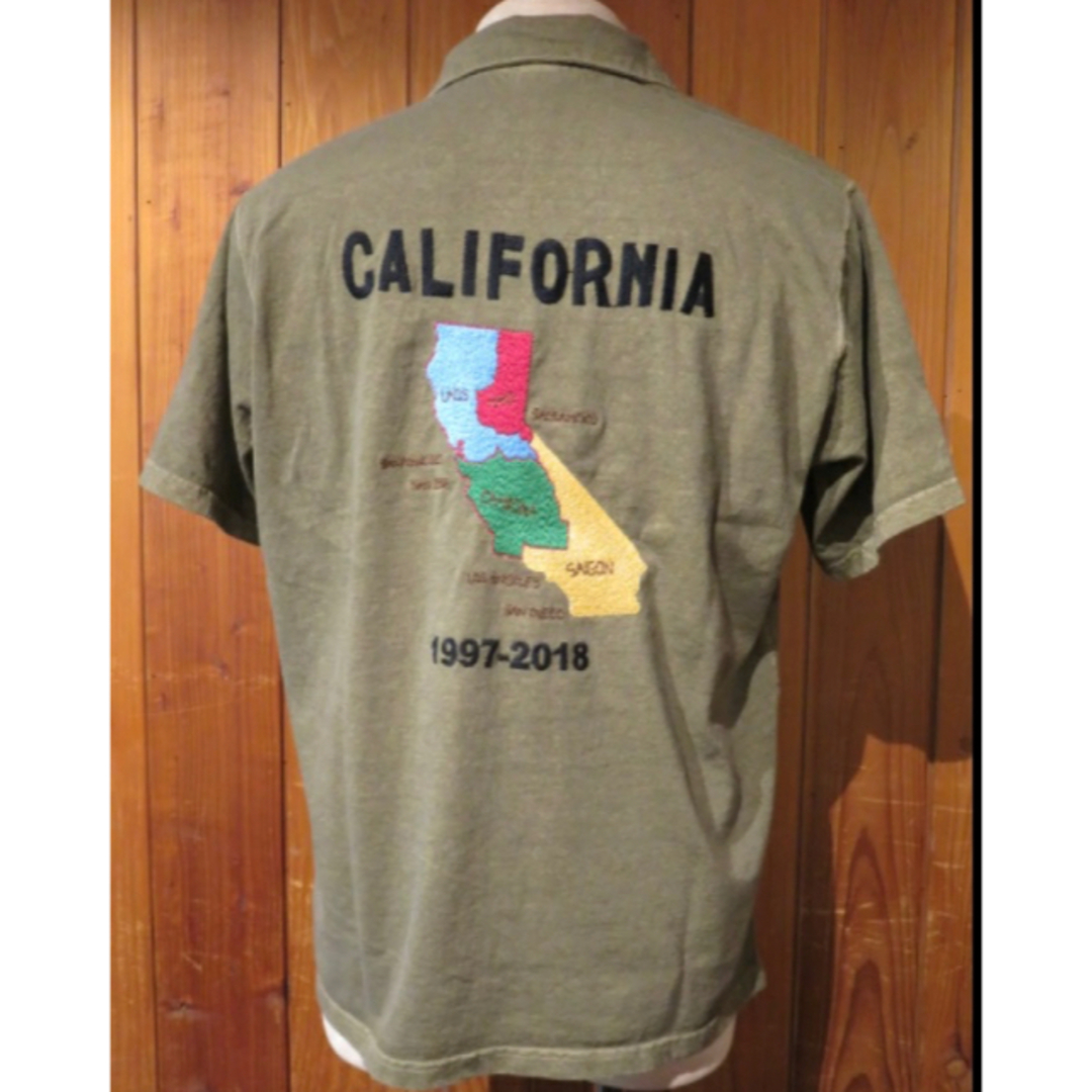 GOOD ON CALIFORNIA EMB OPEN S/S SHIRTS M