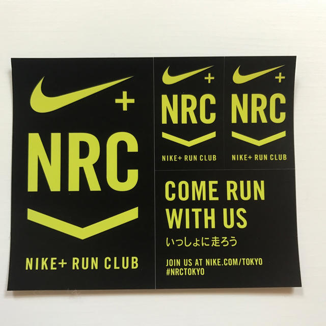 NIKE(ナイキ)のNIKE ステッカーシート 3枚セット RUN CLUB 新品 即決 ナイキ ブ メンズのファッション小物(その他)の商品写真