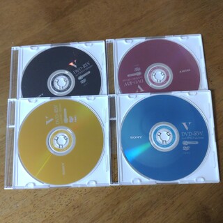 ソニー(SONY)のSONY❮DVD -RW 4枚❯ビデオ用繰り返し録画可能　ソニー(その他)