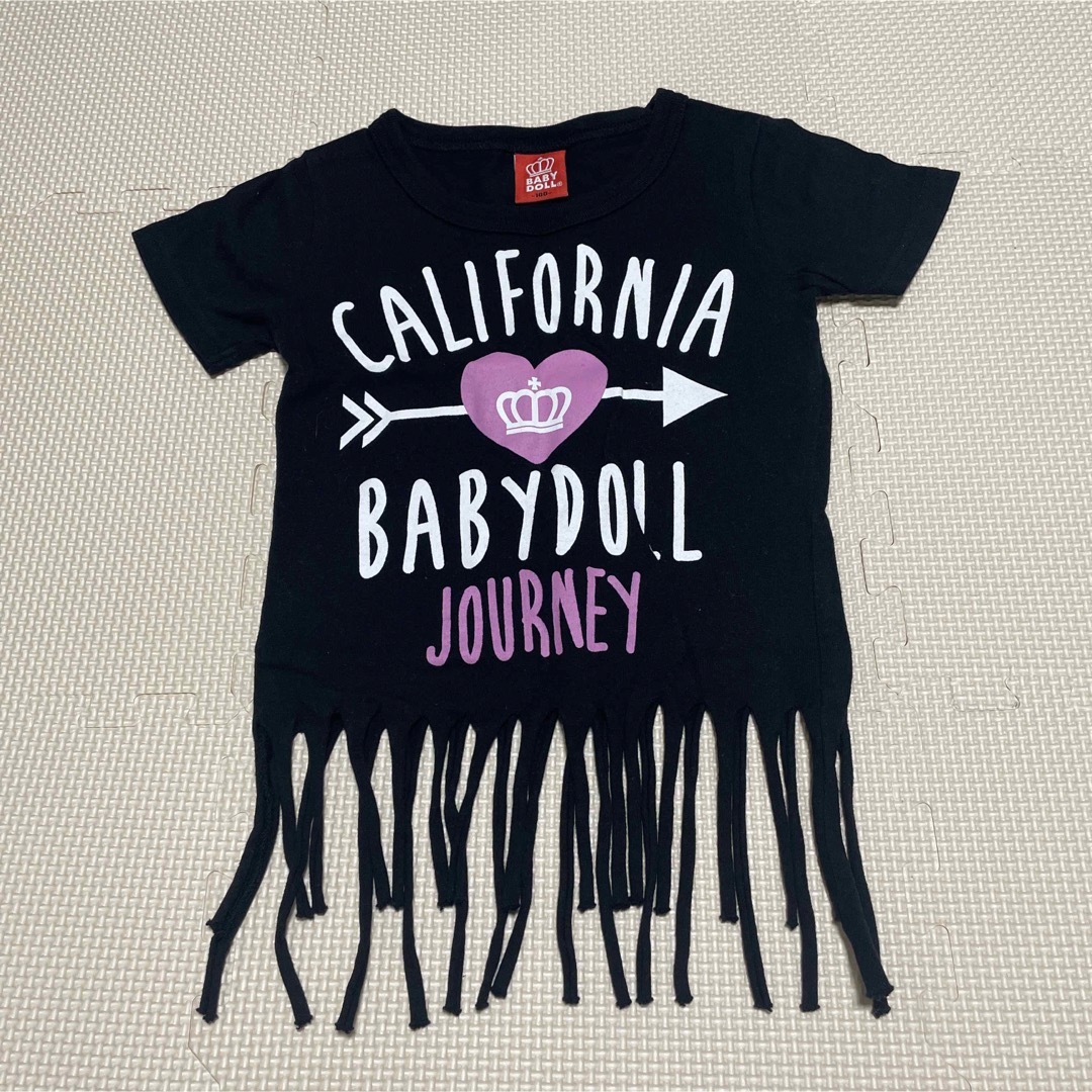 BABYDOLL(ベビードール)の半袖Ｔシャツ キッズ/ベビー/マタニティのキッズ服女の子用(90cm~)(Tシャツ/カットソー)の商品写真