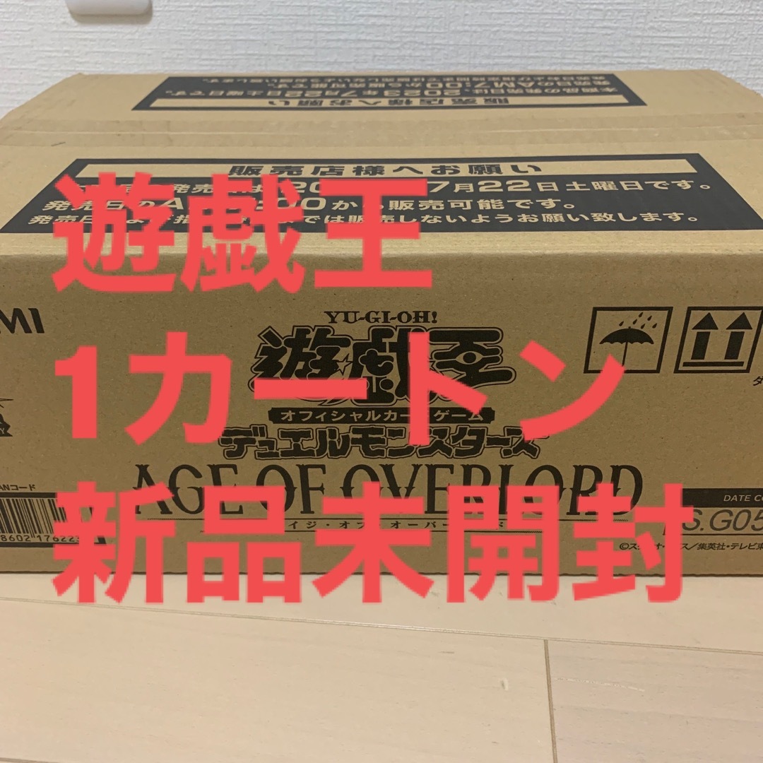 Box/デッキ/パック遊戯王OCG  AGE OF OVERLORD 1カートン　新品未開封