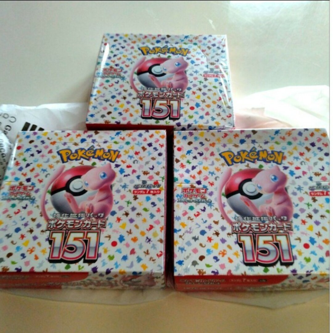 ポケモンカード151 ボックス 3つの通販 by いわし's shop|ラクマ