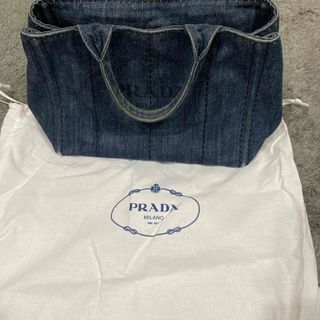 プラダ(PRADA)のPRADA カナパトート　デニム　布袋付き(トートバッグ)