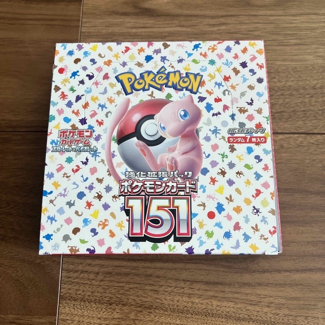 ポケモンカード　151 拡張パック　1BOX 未開封　シュリンクなし