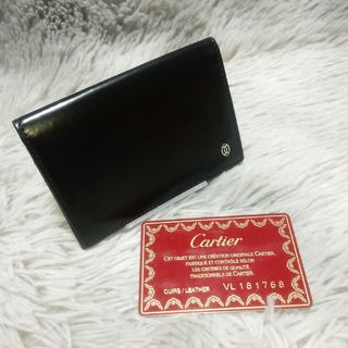 美品】Cartier 名刺入れ カードケース パシャ レザー 定期入れ 黒 ...