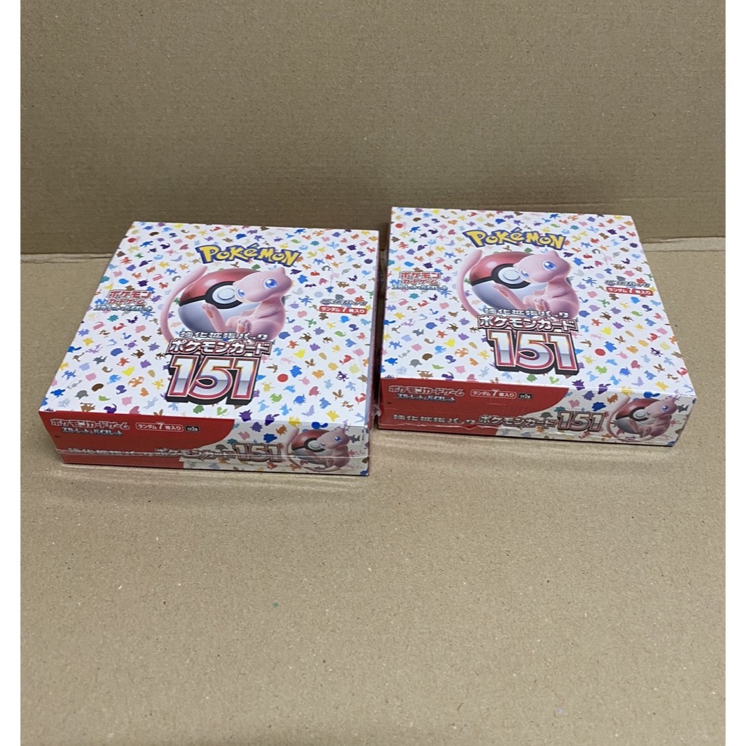 ポケモンカード151   シュリンク付き　新品未開封　2BOX