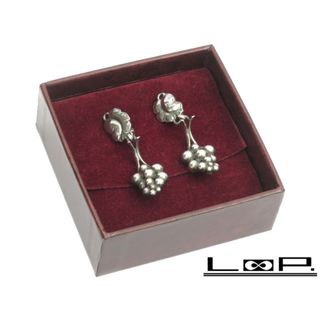 ジョージジェンセン(Georg Jensen)の■美品■　ジョージ・ジェンセン ぶどう グレープ イヤリング SV ＃40 【06531】(イヤリング)