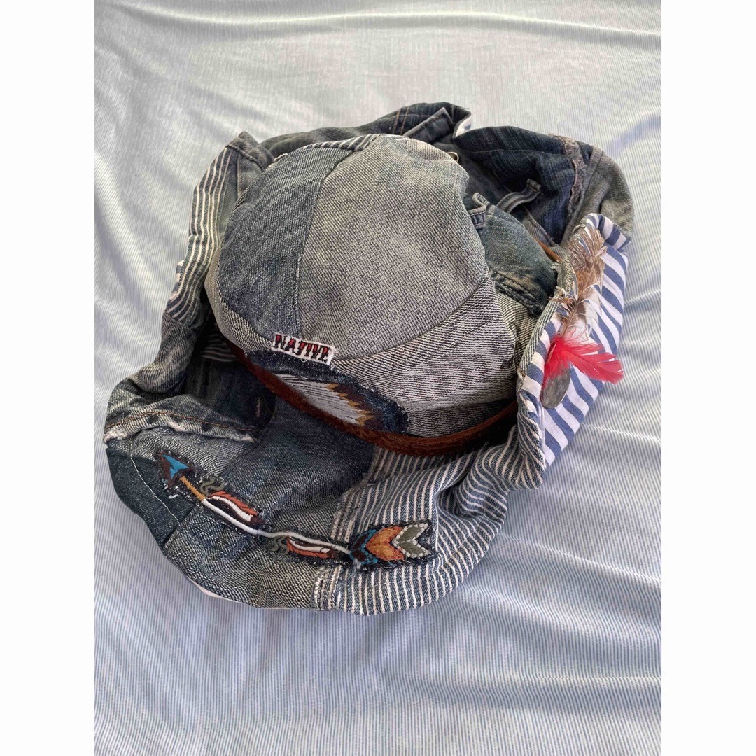 Vintage Rebuilding Denim Hat 再構築デニムハット帽子