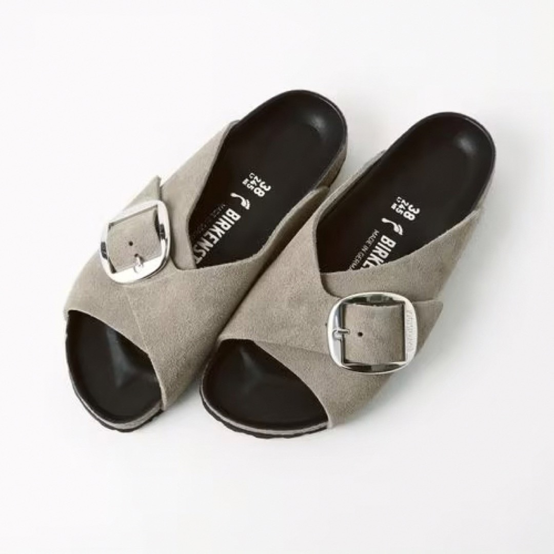 新品B&Y別注☆BIRKENSTOCK AROSA ビッグバックル サンダル37 1