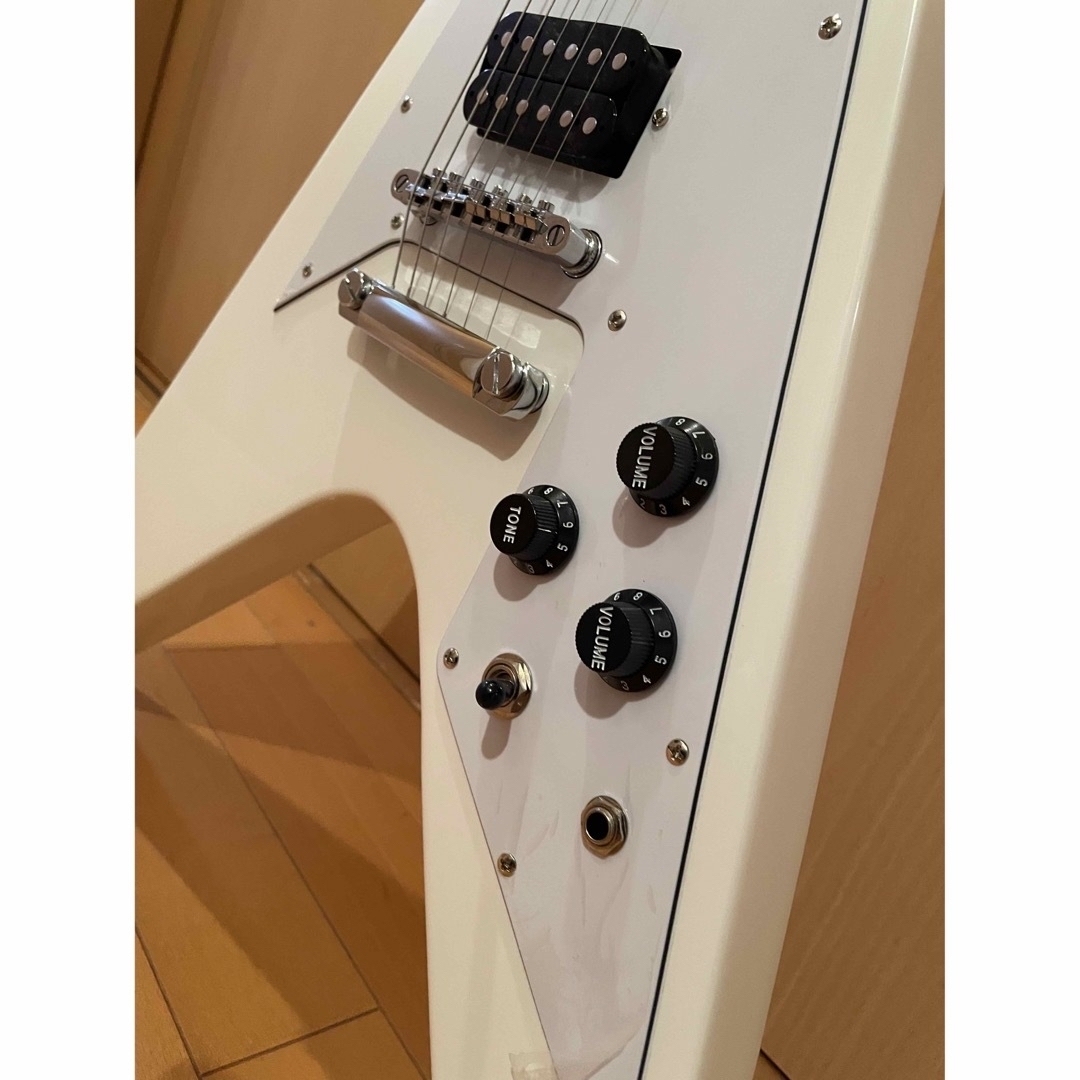プレイテック フライングV FV430 ホワイト【試奏のみ】の通販 by プレイテック フライングV FV430 ホワイト【試奏のみ】の通販 by