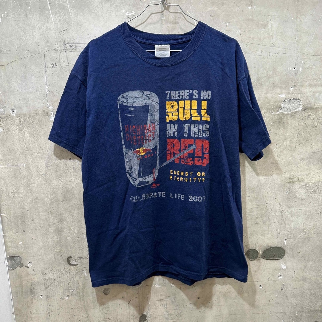 Red Bull(レッドブル)のUSA古着RED BULL レッドブル Tシャツ Lサイズ メンズのトップス(Tシャツ/カットソー(半袖/袖なし))の商品写真