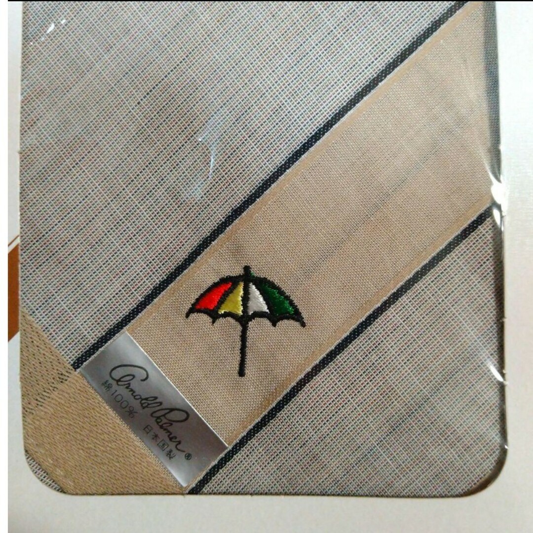 Dunhill(ダンヒル)のダンヒル  アーノルドパーマー ハンカチ 2枚セット 刺繍ロゴ 新品 メンズのファッション小物(ハンカチ/ポケットチーフ)の商品写真