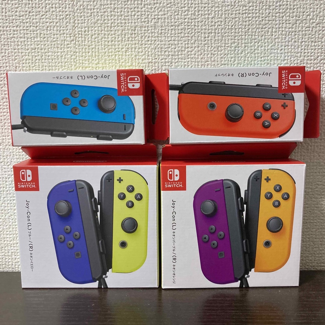 Nintendo Switch - 【新品4個セット】Nintendo Switchジョイコンの通販