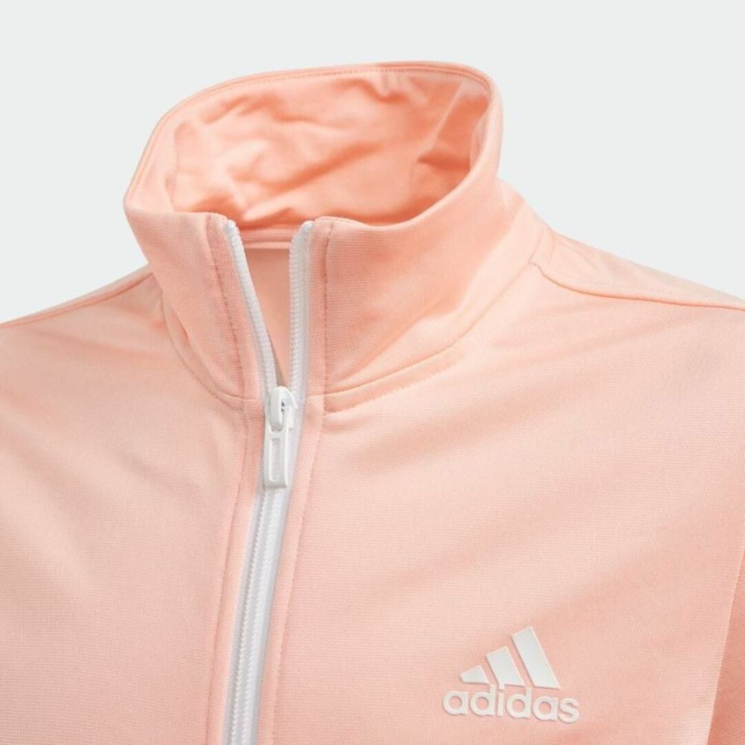 adidas(アディダス)の新品♪アディダス♪ガールズ♪150♪かわいいカラーのジャージ上下♪コーラル キッズ/ベビー/マタニティのキッズ服女の子用(90cm~)(その他)の商品写真