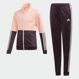 アディダス(adidas)の新品♪アディダス♪ガールズ♪150♪かわいいカラーのジャージ上下♪コーラル(その他)