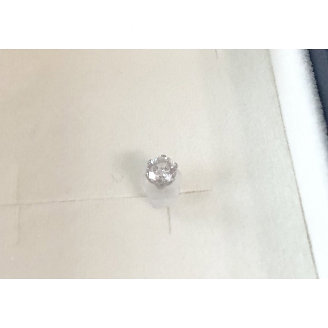 0.196ct ダイヤモンド　ピアス　片耳　pt900 ソーティング