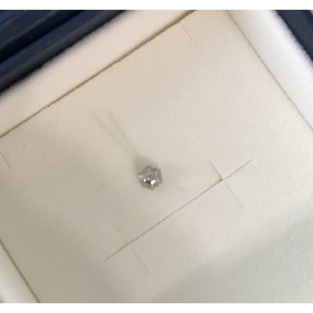 0.196ct ダイヤモンド ピアス 片耳 pt900 ソーティング | namira.mc