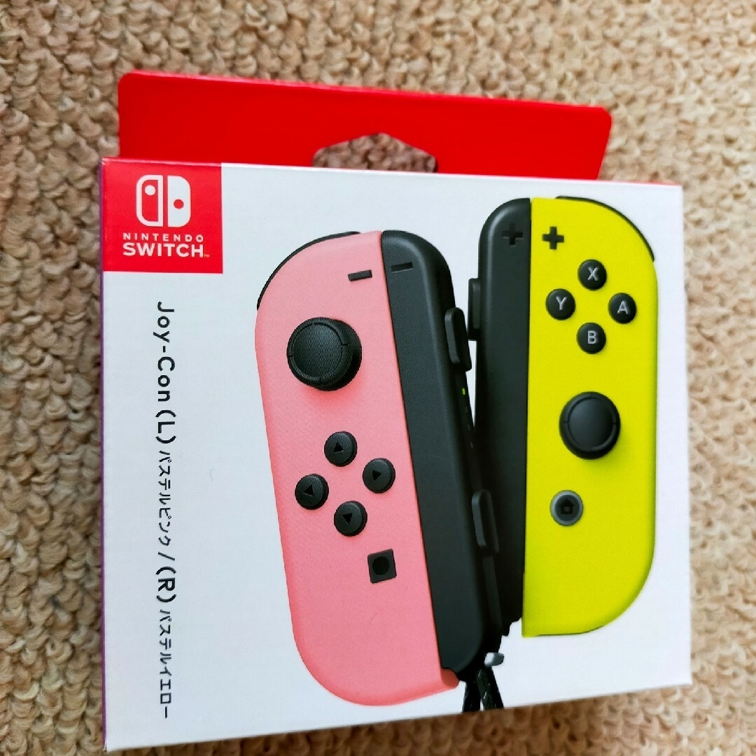 Switch ジョイコン パステルピンク＆パステルイエローとピンク