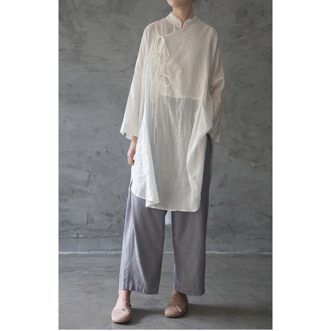 Hanfu Shirt Linen Hanfu Long Shirtdress