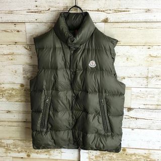 即完売 MONCLER モンクレール ダウンベスト 刺繍 パッチロゴ付き