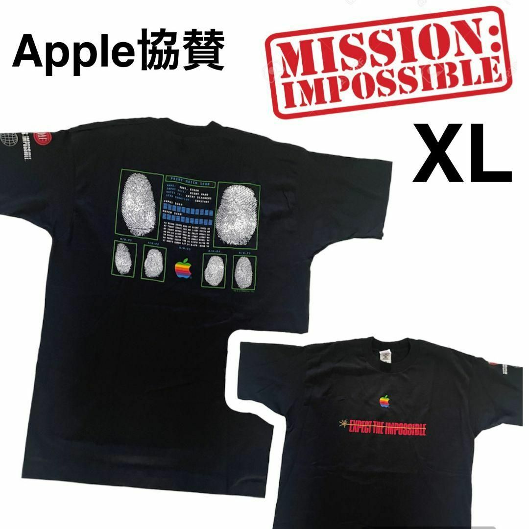 90'S Apple社協賛 ミッションインポッシブル 企業 プロモTシャツTシャツ/カットソー(半袖/袖なし)