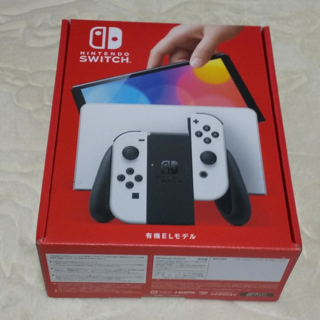 任天堂スイッチSwitch 有機ELモデル 本体 ホワイト 未使用 エンタメ/ホビーのゲームソフト/ゲーム機本体(家庭用ゲーム機本体)の商品写真