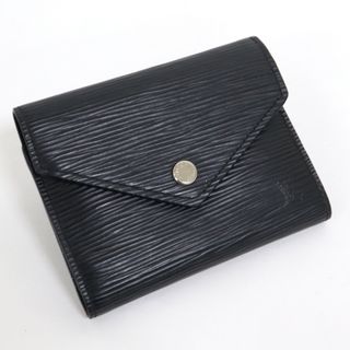 ルイヴィトン(LOUIS VUITTON)の【LOUIS VUITTON】ルイヴィトン ポルトフォイユ･ヴィクトリーヌ 3つ折り財布 エピ ブラック M62173 SP0188 kr07960ik(財布)