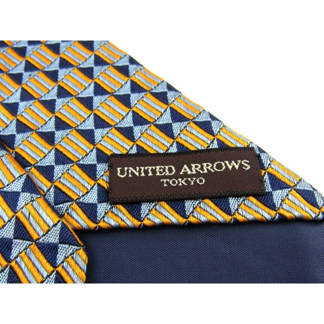 UNITED ARROWS ユナイテッドアローズ ブランドネクタイ 総柄 幾何学模様 シルク 日本製 メンズ マルチカラー UNITED  ARROWSの通販 by ブランドリユースショップ「KBNET」｜ユナイテッドアローズならラクマ