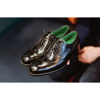 【新品未使用】 GRENSON グレンソン 革靴 レザーシューズ 紳士靴 ビジネスシューズ WESTMINSTER ウイングチップ 113884 【9H：約28cm/BLACK CALF】