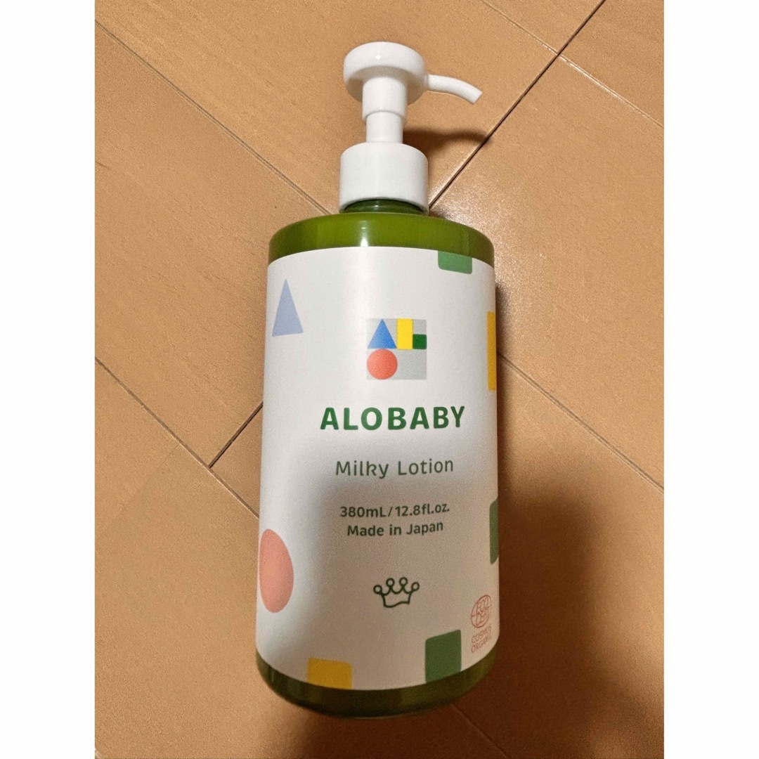 ALOBABY アロベビー ミルクローション 380ml キッズ/ベビー/マタニティの洗浄/衛生用品(ベビーローション)の商品写真