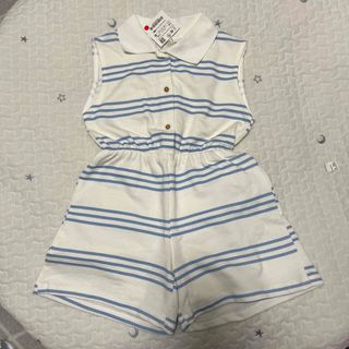 ザラ(ZARA)の【新品未使用】ZARA KIDS オールインワン 110cm(Tシャツ/カットソー)